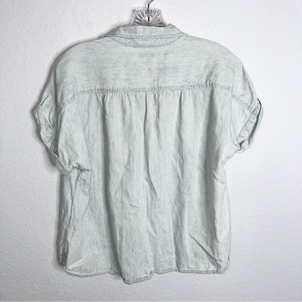 Faherty Light Blue Button Down Shirt - image 3